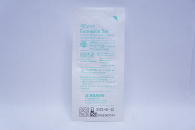 Braun V5406 Extension Set with Female Luer Lock,Spin-Lock Connector 21inch 3ml (x)